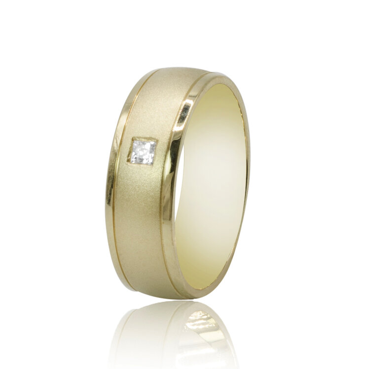 GOLDIE Zlatý prsteň Diane LRG545.AW