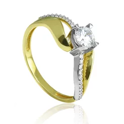 GOLDIE Zlatý prsteň Esme ER058.GSB GOLDIE Zlatý prsteň Esme ER058.GSB