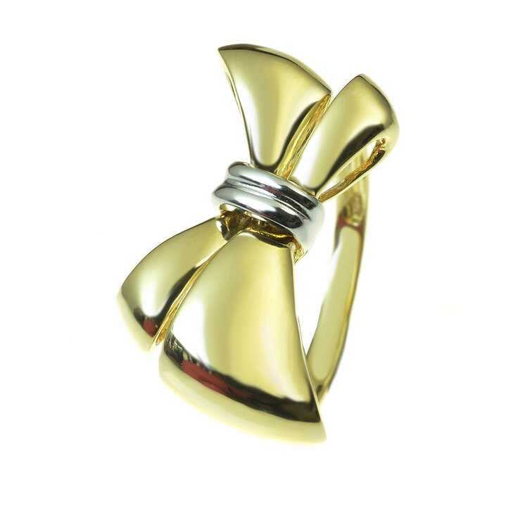 GOLDIE Zlatý prsteň Golden bow LRG253.GMX