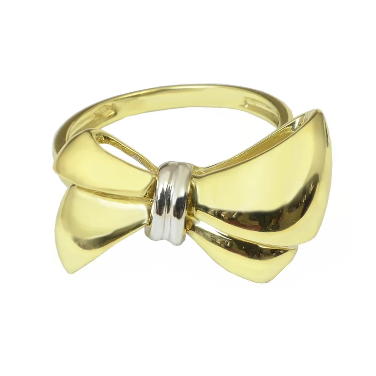 GOLDIE Zlatý prsteň Golden bow LRG253.GMX GOLDIE Zlatý prsteň Golden bow LRG253.GMX