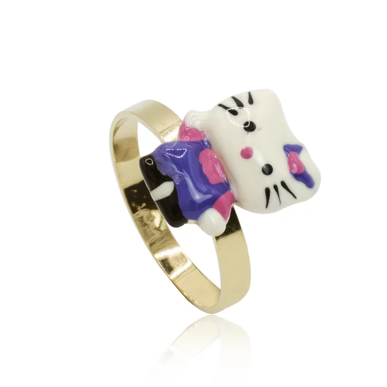GOLDIE Zlatý prsteň Hello kitty LRG542.AG GOLDIE Zlatý prsteň Hello kitty LRG542.AG