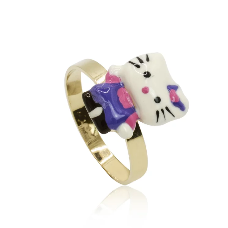 GOLDIE Zlatý prsteň Hello kitty LRG542.AG GOLDIE Zlatý prsteň Hello kitty LRG542.AG