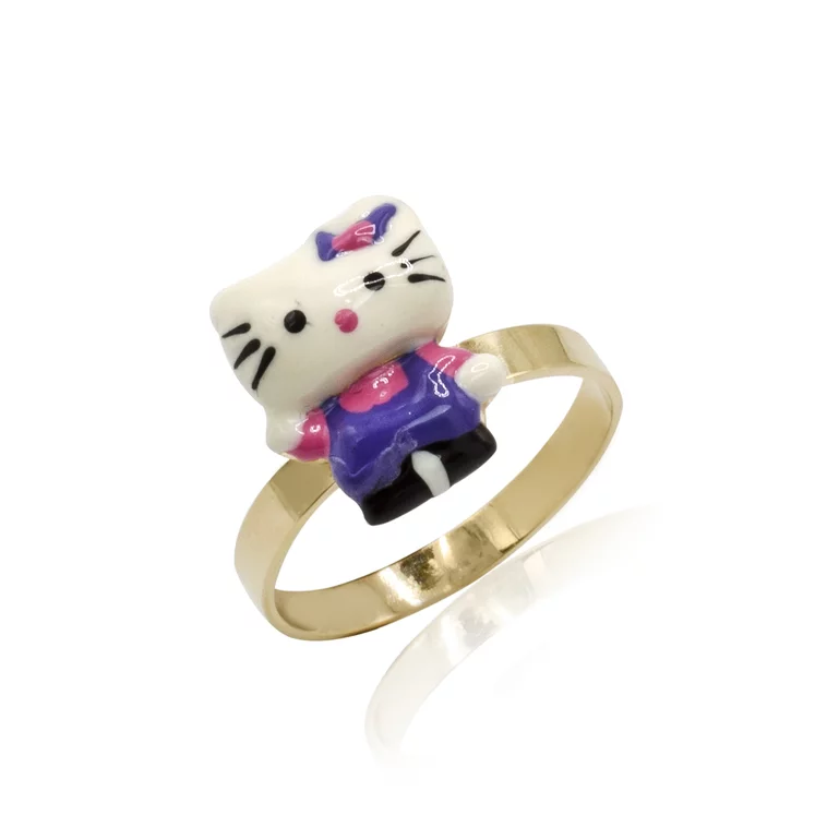 GOLDIE Zlatý prsteň Hello kitty LRG542.AG GOLDIE Zlatý prsteň Hello kitty LRG542.AG