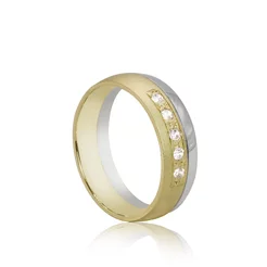 GOLDIE Zlatý prsteň Holisia LRG643.AW