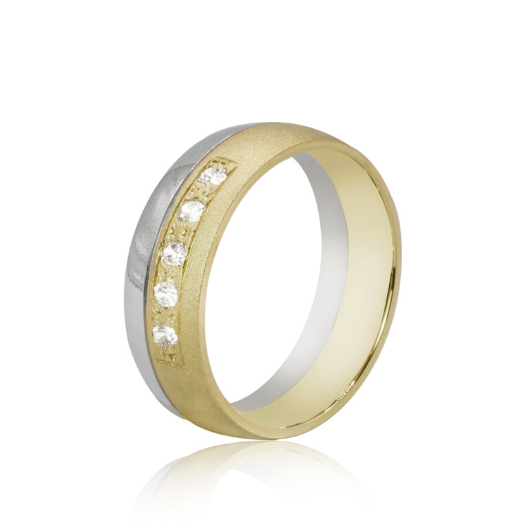 GOLDIE Zlatý prsteň Holisia LRG643.AW