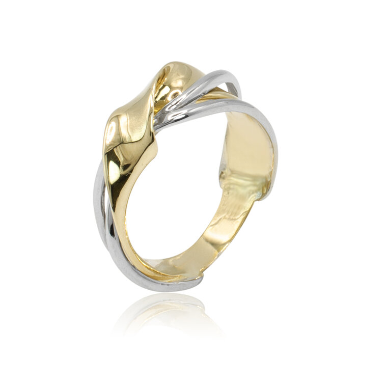 GOLDIE Zlatý prsteň Kayla LRG557.PES