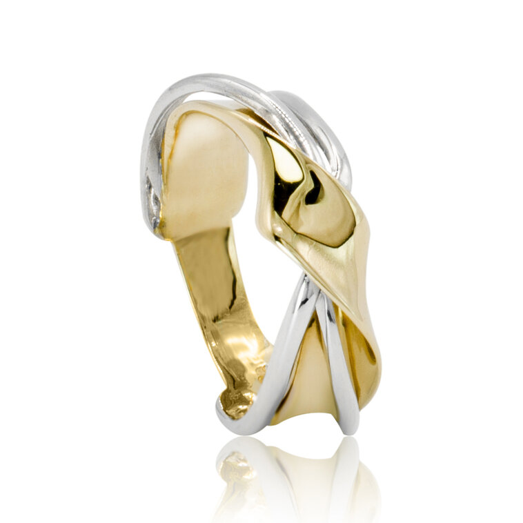 GOLDIE Zlatý prsteň Kayla LRG557.PES