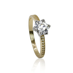 GOLDIE Zlatý prsteň Kiera LRG671.ZO