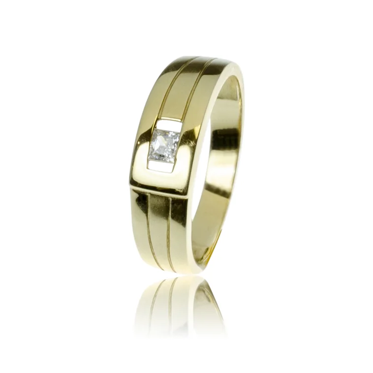 GOLDIE Zlatý prsteň Lucas MRG006.ST GOLDIE Zlatý prsteň Lucas MRG006.ST