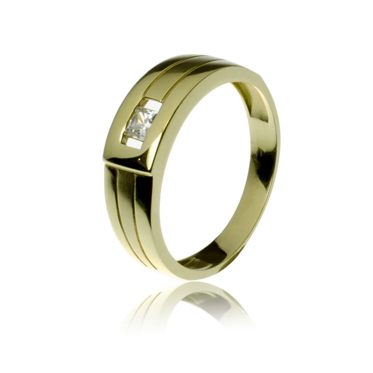 GOLDIE Zlatý prsteň Lucas MRG006.ST GOLDIE Zlatý prsteň Lucas MRG006.ST