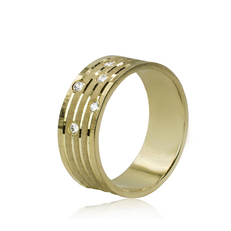 GOLDIE Zlatý prsteň Mary LRG646.AW