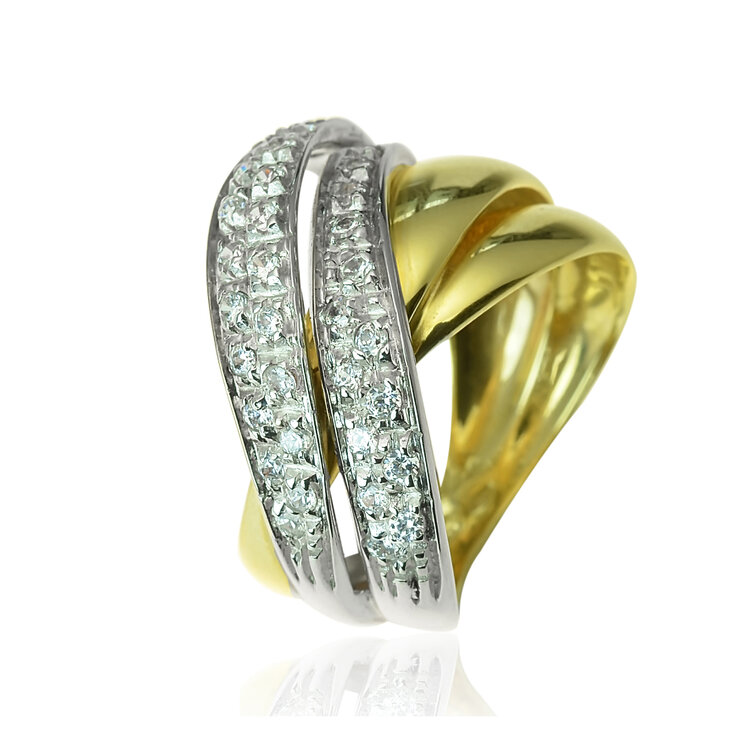 GOLDIE Zlatý prsteň Miriam LRG058.GMB