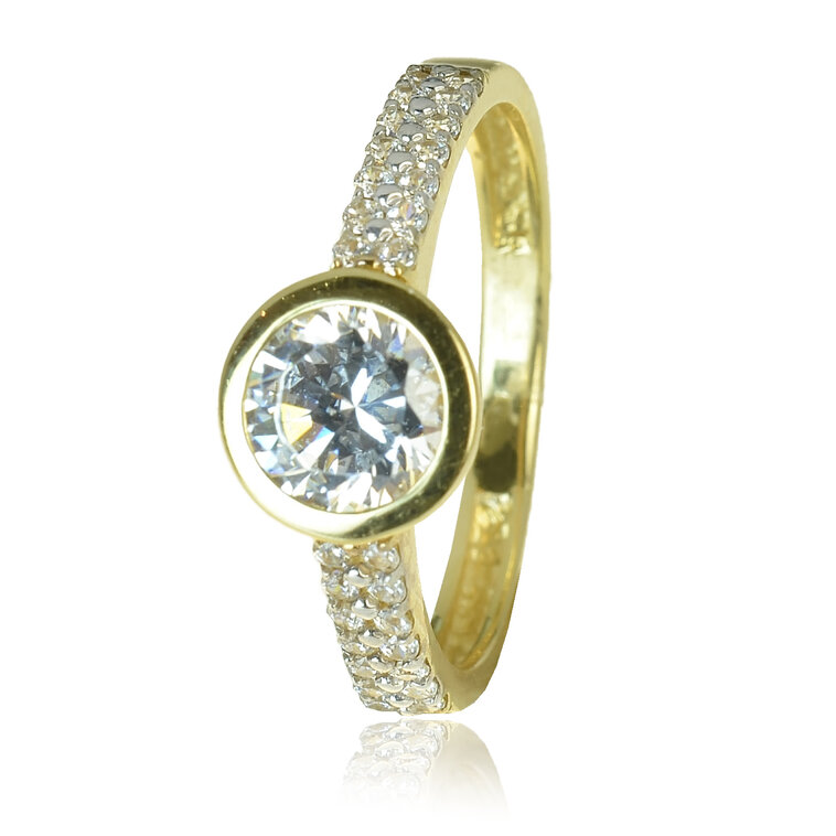 GOLDIE Zlatý prsteň Narcisa ER275.TRB