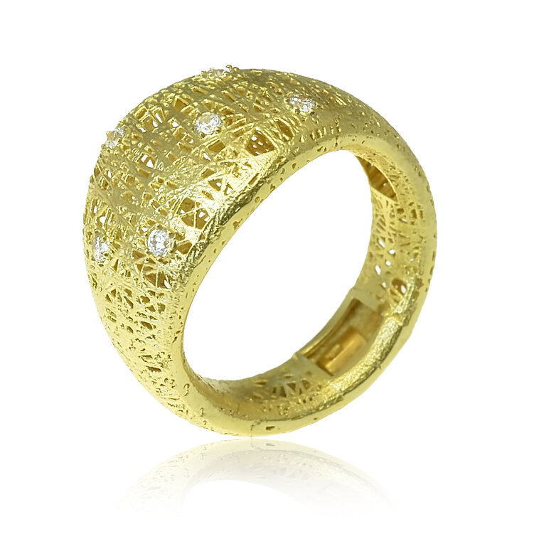 GOLDIE Zlatý prsteň Riley LRG326.TRB