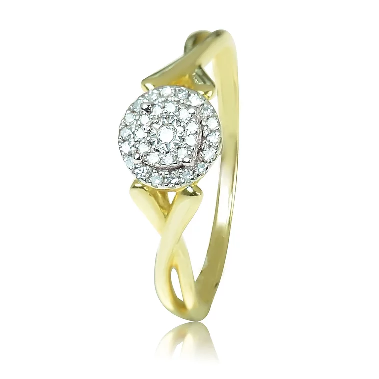 GOLDIE Zlatý prsteň s diamantmi Cateleen ER480.AVB GOLDIE Zlatý prsteň s diamantmi Cateleen ER480.AVB