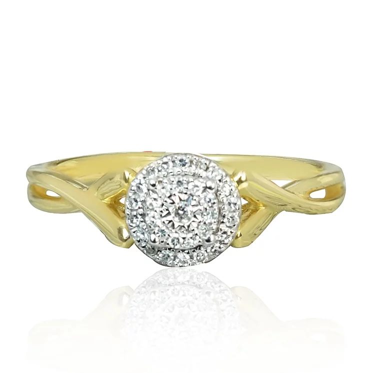 GOLDIE Zlatý prsteň s diamantmi Cateleen ER480.AVB GOLDIE Zlatý prsteň s diamantmi Cateleen ER480.AVB