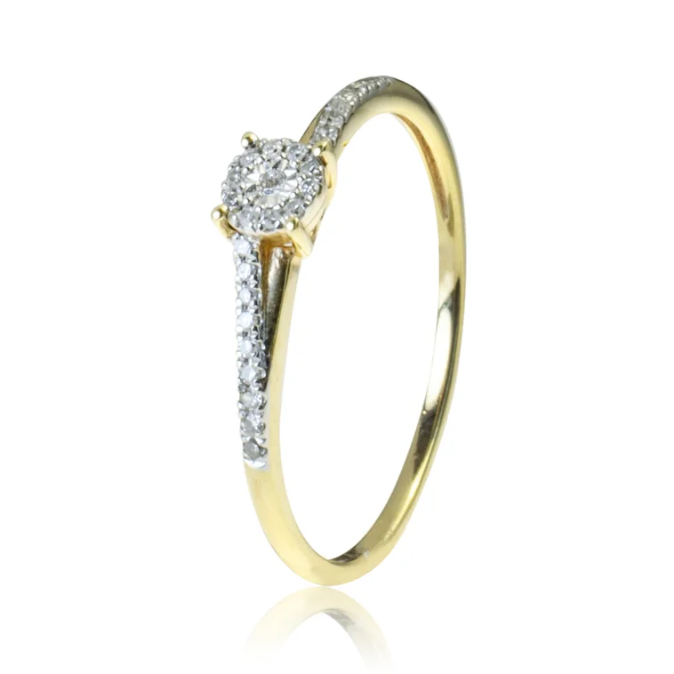 GOLDIE Zlatý prsteň s diamantmi Darin LRG446.AV GOLDIE Zlatý prsteň s diamantmi Darin LRG446.AV
