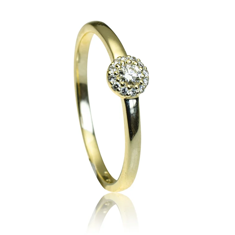 GOLDIE Zlatý prsteň s diamantmi Genesisi ER529.MAS GOLDIE Zlatý prsteň s diamantmi Genesisi ER529.MAS