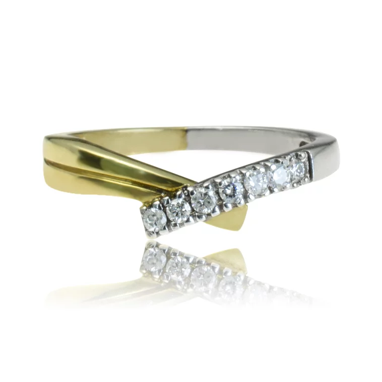 GOLDIE Zlatý prsteň s diamantmi Isla LRG452.D GOLDIE Zlatý prsteň s diamantmi Isla LRG452.D