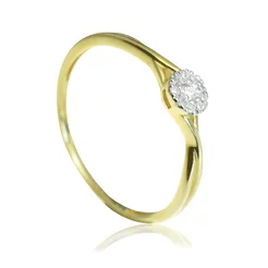 GOLDIE Zlatý prsteň s diamantmi Maia LRG281.AVX