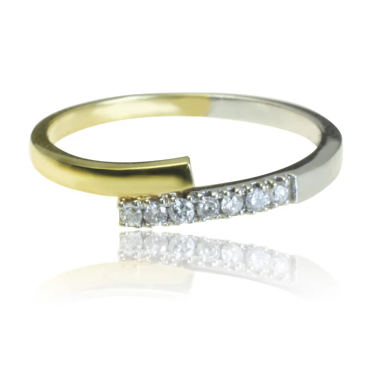 GOLDIE Zlatý prsteň s diamantmi Peril LRG447.D GOLDIE Zlatý prsteň s diamantmi Peril LRG447.D