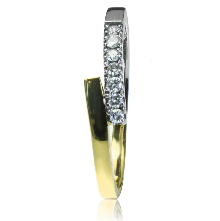 GOLDIE Zlatý prsteň s diamantmi Peril LRG447.D GOLDIE Zlatý prsteň s diamantmi Peril LRG447.D