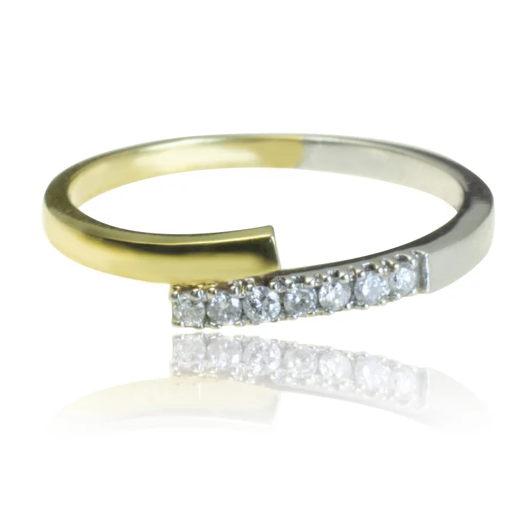 GOLDIE Zlatý prsteň s diamantmi Peril LRG447.D GOLDIE Zlatý prsteň s diamantmi Peril LRG447.D