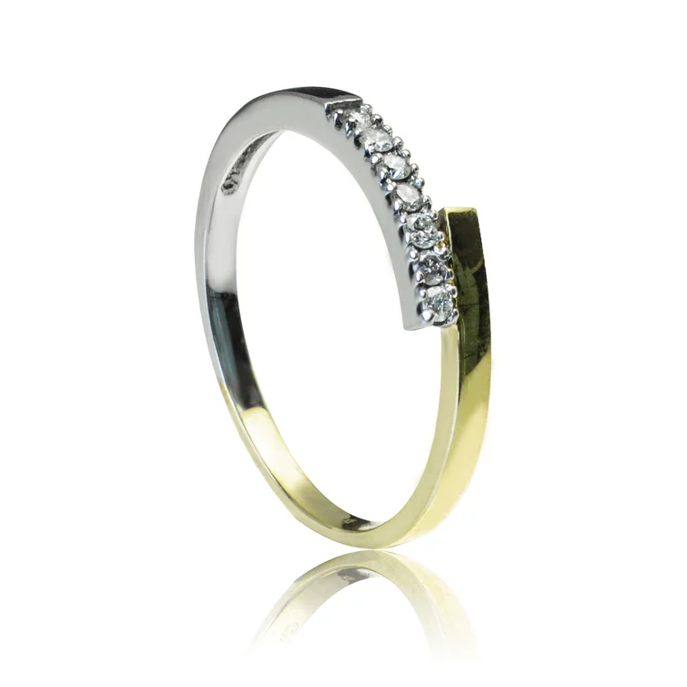 GOLDIE Zlatý prsteň s diamantmi Peril LRG447.D GOLDIE Zlatý prsteň s diamantmi Peril LRG447.D