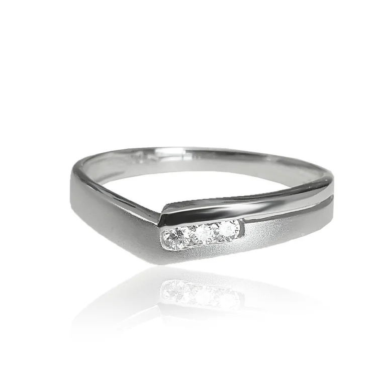 GOLDIE Zlatý prsteň s diamantmi Rene LRG029.ALB GOLDIE Zlatý prsteň s diamantmi Rene LRG029.ALB