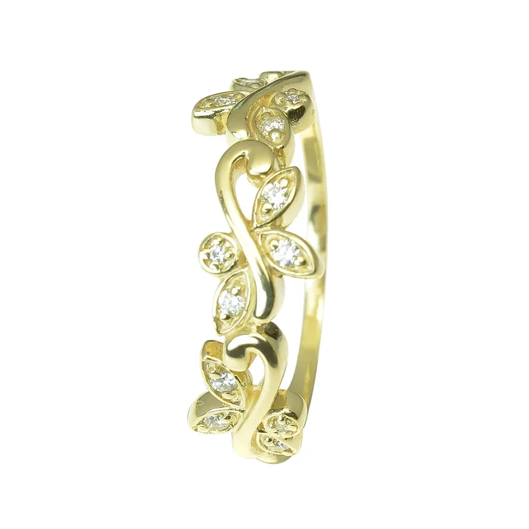 GOLDIE Zlatý prsteň s diamantmi Treese LRG335.MAB GOLDIE Zlatý prsteň s diamantmi Treese LRG335.MAB