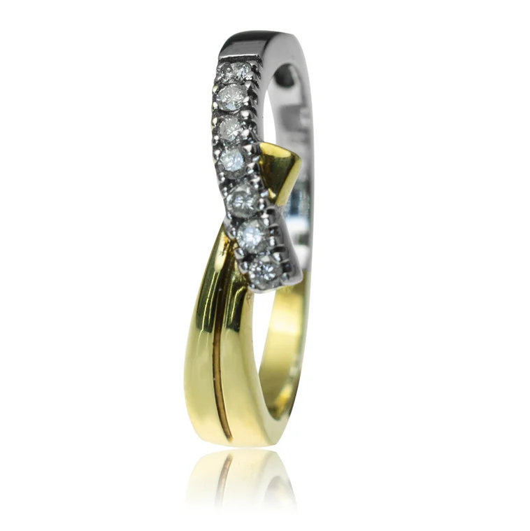 GOLDIE Zlatý prsteň s diamantmi Zaja LRG445.D GOLDIE Zlatý prsteň s diamantmi Zaja LRG445.D