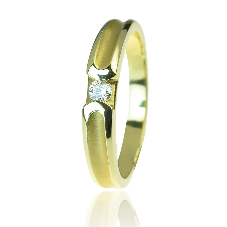 GOLDIE Zlatý prsteň s diamantom Ann ER072.ALB GOLDIE Zlatý prsteň s diamantom Ann ER072.ALB
