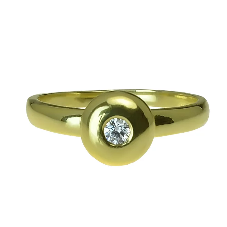 GOLDIE Zlatý prsteň s diamantom Bree ER063.ALB GOLDIE Zlatý prsteň s diamantom Bree ER063.ALB
