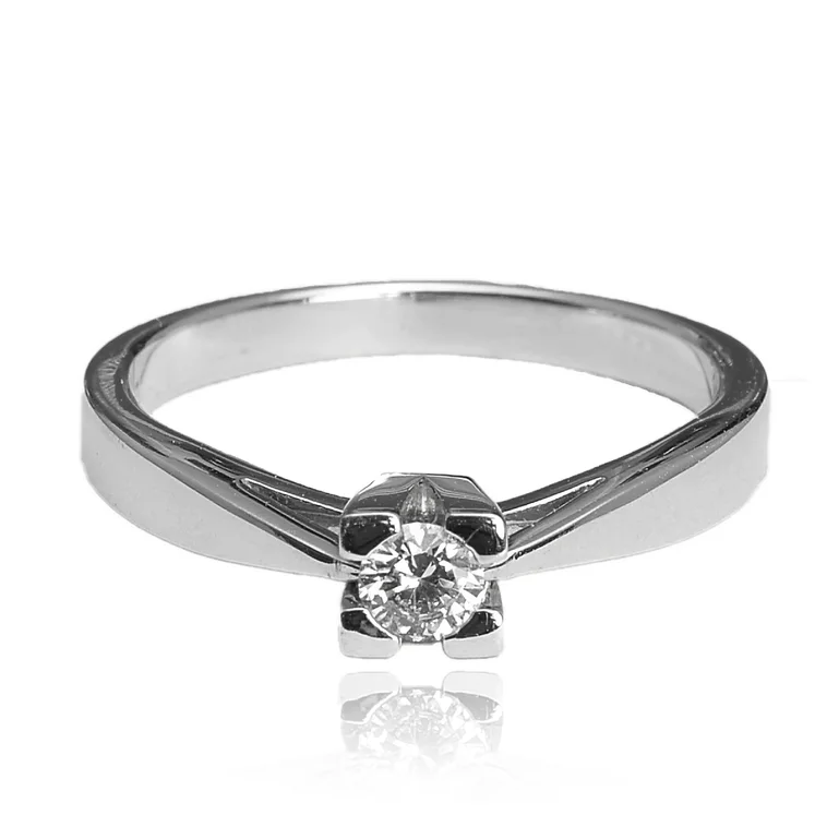GOLDIE Zlatý prsteň s diamantom Cerise ER189.ALB GOLDIE Zlatý prsteň s diamantom Cerise ER189.ALB