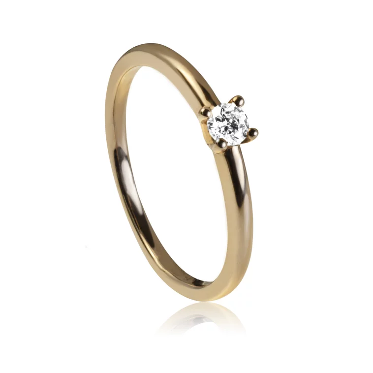 GOLDIE Zlatý prsteň s diamantom Ciara ER535.AV GOLDIE Zlatý prsteň s diamantom Ciara ER535.AV