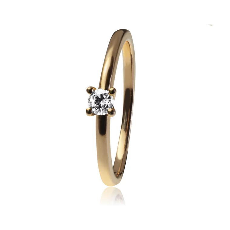 GOLDIE Zlatý prsteň s diamantom Ciara ER535.AV GOLDIE Zlatý prsteň s diamantom Ciara ER535.AV