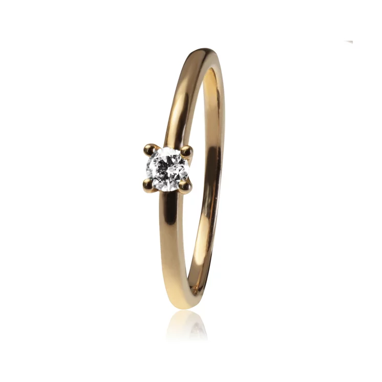 GOLDIE Zlatý prsteň s diamantom Ciara ER535.AV GOLDIE Zlatý prsteň s diamantom Ciara ER535.AV