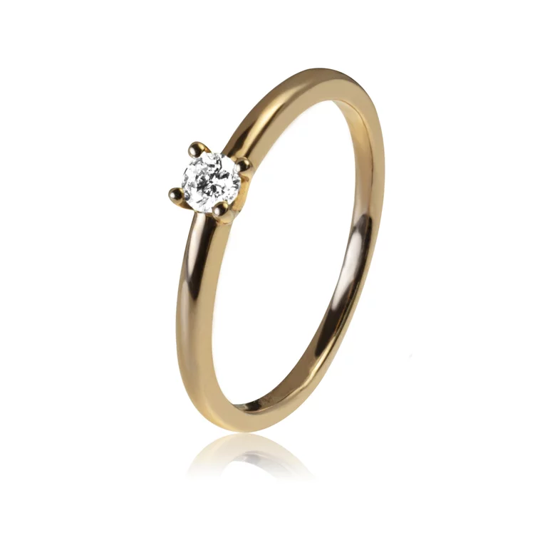 GOLDIE Zlatý prsteň s diamantom Ciara ER535.AV GOLDIE Zlatý prsteň s diamantom Ciara ER535.AV