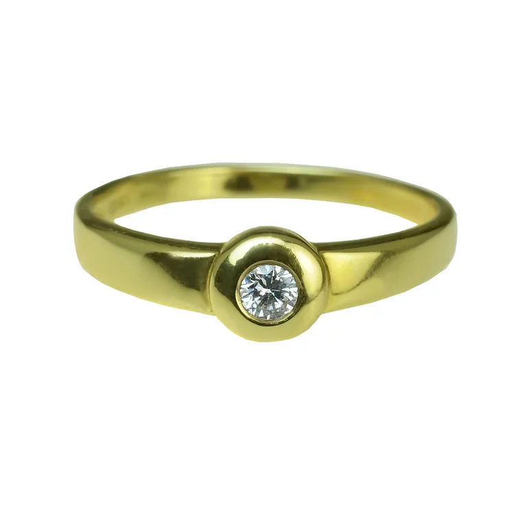 GOLDIE Zlatý prsteň s diamantom Cristy ER084.ALB GOLDIE Zlatý prsteň s diamantom Cristy ER084.ALB