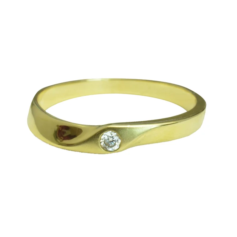 GOLDIE Zlatý prsteň s diamantom Ellison ER069.ALB GOLDIE Zlatý prsteň s diamantom Ellison ER069.ALB