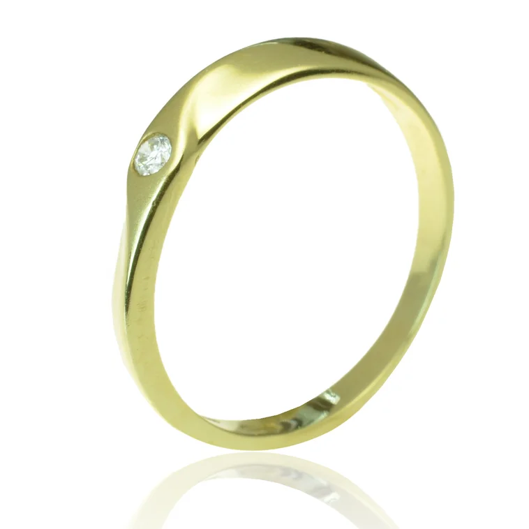 GOLDIE Zlatý prsteň s diamantom Ellison ER069.ALB GOLDIE Zlatý prsteň s diamantom Ellison ER069.ALB