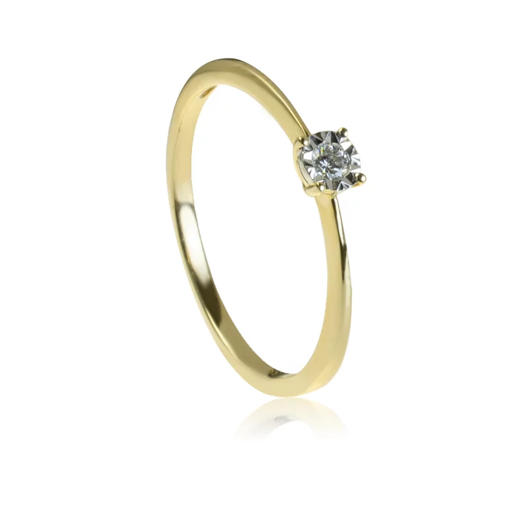 GOLDIE Zlatý prsteň s diamantom Frances ER534.AV GOLDIE Zlatý prsteň s diamantom Frances ER534.AV