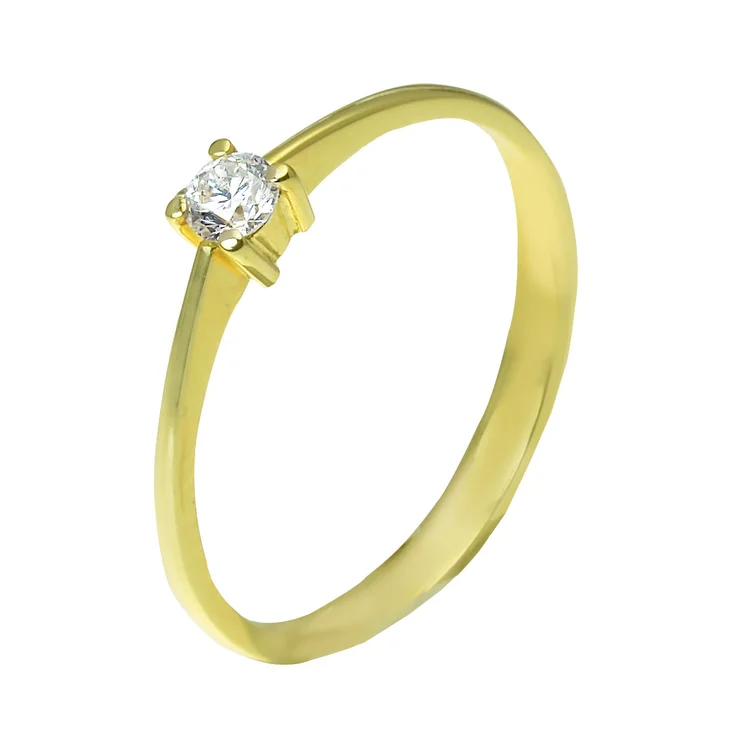 GOLDIE Zlatý prsteň s diamantom Janessa ER468.ODX GOLDIE Zlatý prsteň s diamantom Janessa ER468.ODX