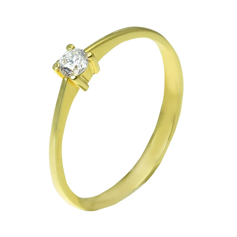 GOLDIE Zlatý prsteň s diamantom Janessa ER468.ODX GOLDIE Zlatý prsteň s diamantom Janessa ER468.ODX
