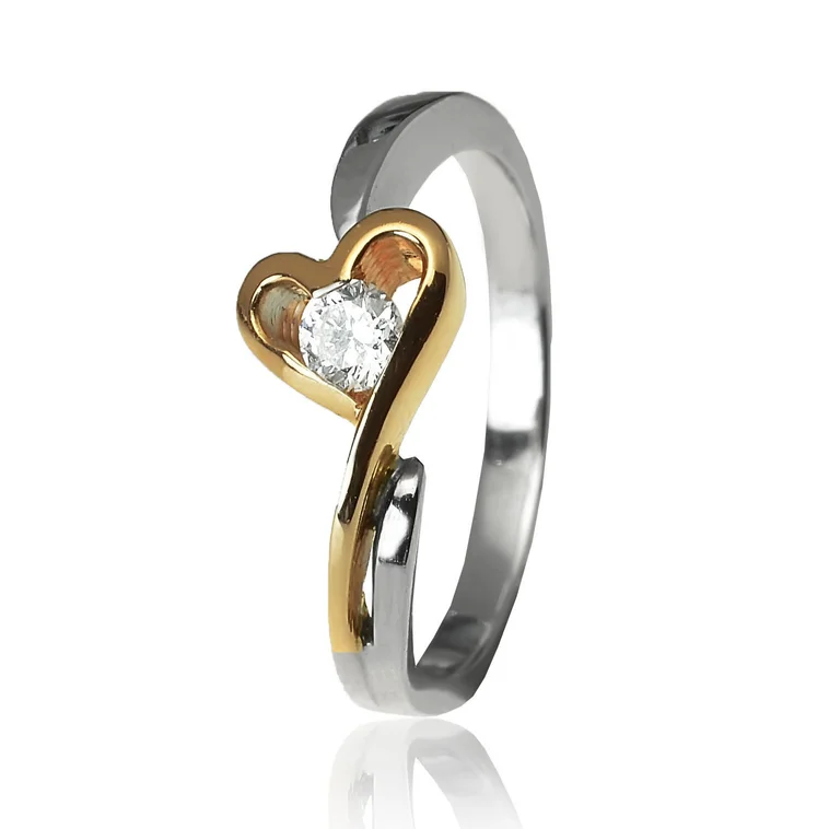 GOLDIE Zlatý prsteň s diamantom Kai ER140.RCB GOLDIE Zlatý prsteň s diamantom Kai ER140.RCB
