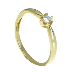 GOLDIE Zlatý prsteň s diamantom Khole ER483.AVX GOLDIE Zlatý prsteň s diamantom Khole ER483.AVX