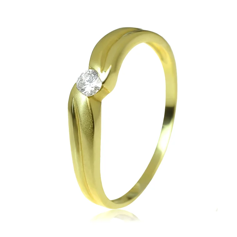 GOLDIE Zlatý prsteň s diamantom Lesely ER344.ALB GOLDIE Zlatý prsteň s diamantom Lesely ER344.ALB