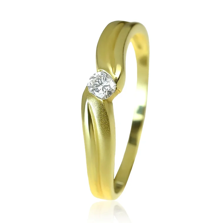 GOLDIE Zlatý prsteň s diamantom Lesely ER344.ALB GOLDIE Zlatý prsteň s diamantom Lesely ER344.ALB