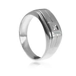 GOLDIE Zlatý prsteň s diamantom Niala LRG449.ST