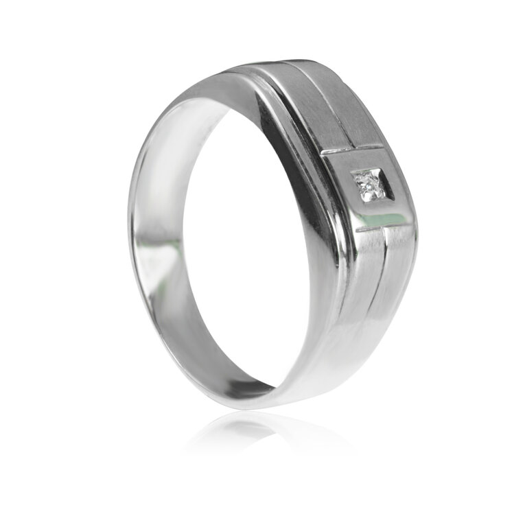 GOLDIE Zlatý prsteň s diamantom Niala LRG449.ST